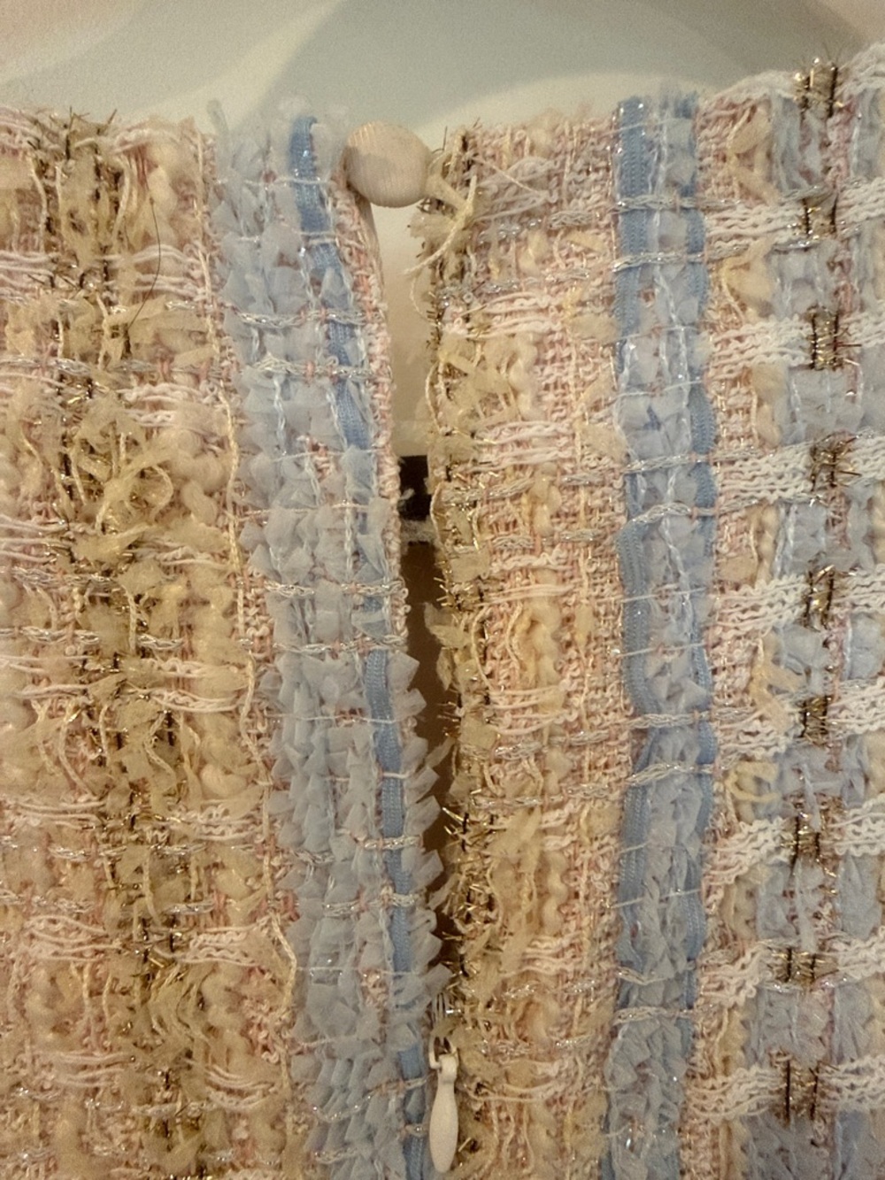 NWT Sofie the Label Tweed Mini Dress | Sleeveless | Textured Stripe - Picture 3 of 4